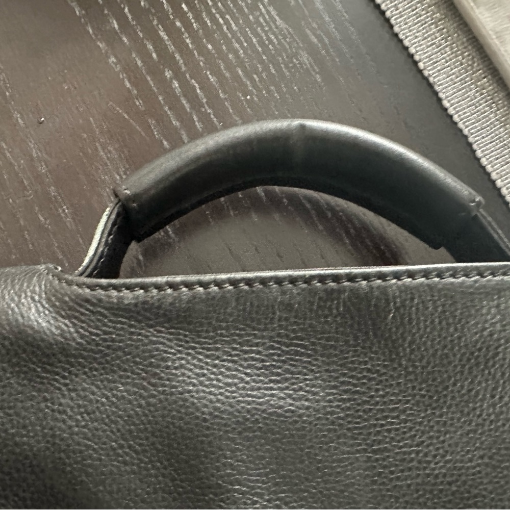 Pelle Studio Black leather laptop/briefcase beautiful condition - Picture 8 of 9